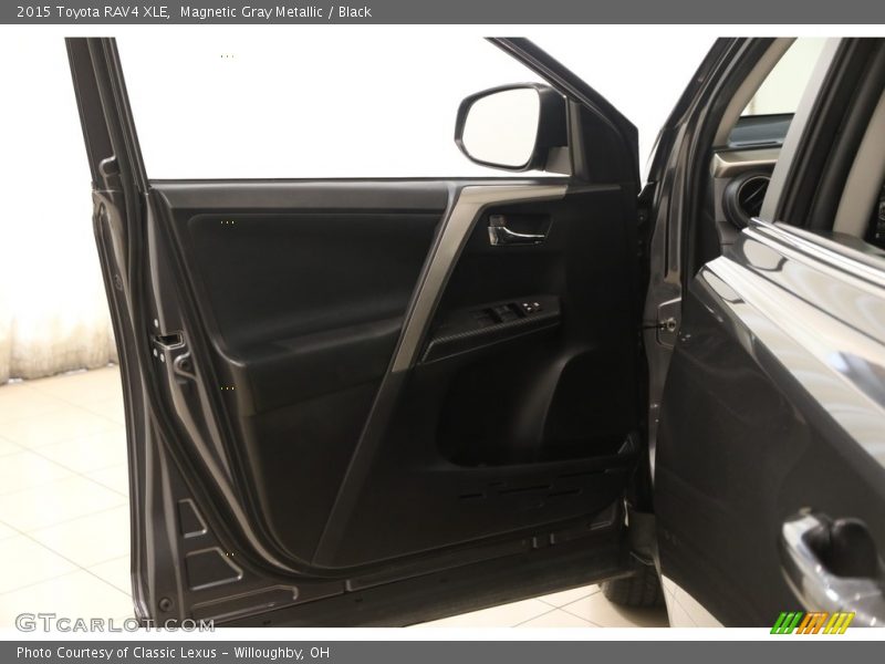 Magnetic Gray Metallic / Black 2015 Toyota RAV4 XLE
