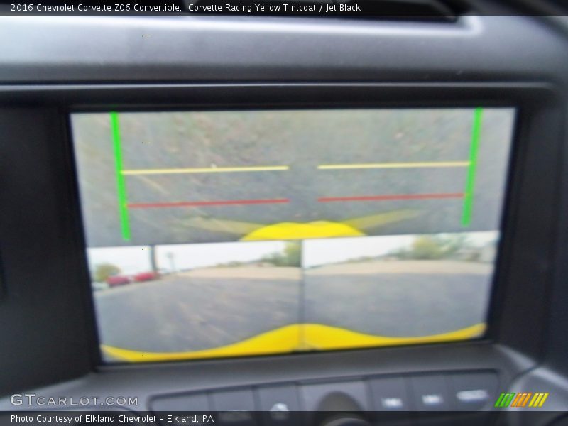 Corvette Racing Yellow Tintcoat / Jet Black 2016 Chevrolet Corvette Z06 Convertible