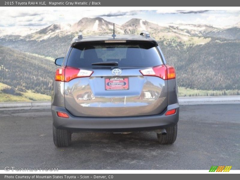 Magnetic Gray Metallic / Black 2015 Toyota RAV4 XLE