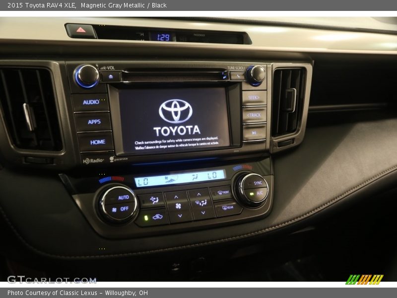 Magnetic Gray Metallic / Black 2015 Toyota RAV4 XLE
