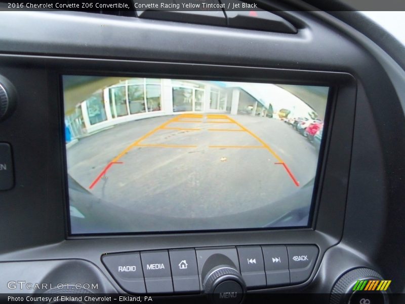 Corvette Racing Yellow Tintcoat / Jet Black 2016 Chevrolet Corvette Z06 Convertible