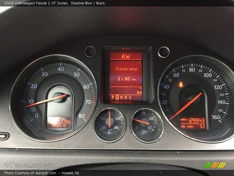 Shadow Blue / Black 2006 Volkswagen Passat 2.0T Sedan