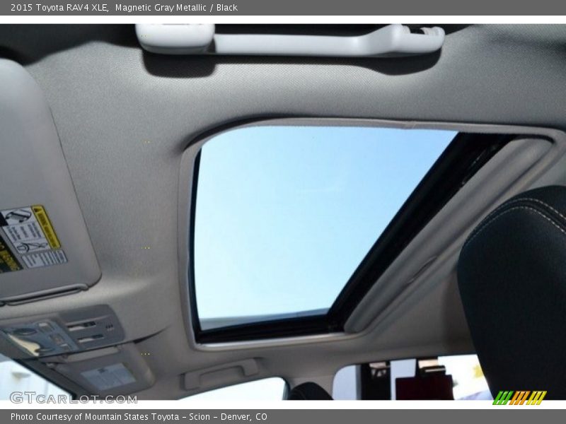 Magnetic Gray Metallic / Black 2015 Toyota RAV4 XLE