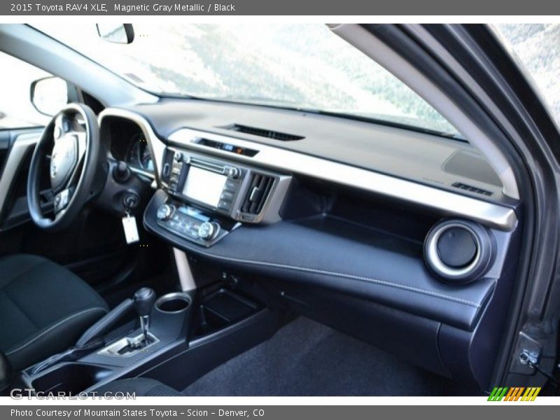 Magnetic Gray Metallic / Black 2015 Toyota RAV4 XLE