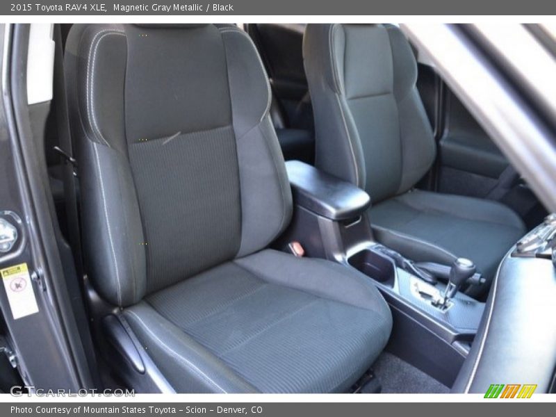 Magnetic Gray Metallic / Black 2015 Toyota RAV4 XLE