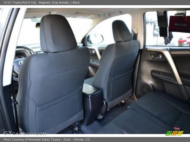 Magnetic Gray Metallic / Black 2015 Toyota RAV4 XLE