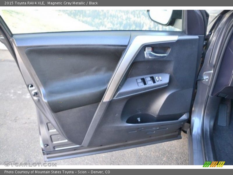 Magnetic Gray Metallic / Black 2015 Toyota RAV4 XLE