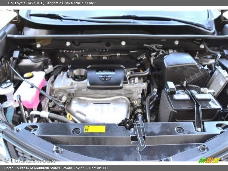 Magnetic Gray Metallic / Black 2015 Toyota RAV4 XLE