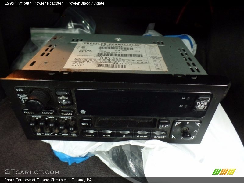 Prowler Black / Agate 1999 Plymouth Prowler Roadster