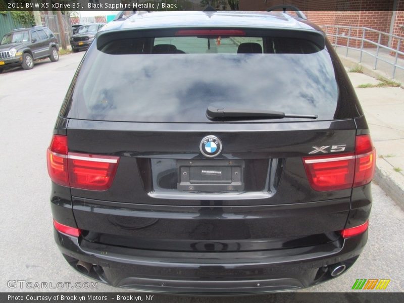 Black Sapphire Metallic / Black 2011 BMW X5 xDrive 35i