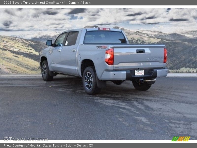 Cement / Black 2018 Toyota Tundra Limited CrewMax 4x4