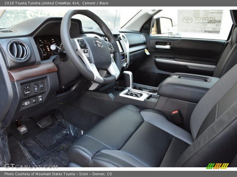  2018 Tundra Limited CrewMax 4x4 Black Interior