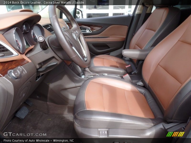Cocoa Silver Metallic / Saddle 2014 Buick Encore Leather