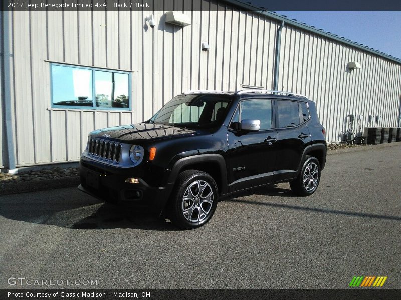 Black / Black 2017 Jeep Renegade Limited 4x4