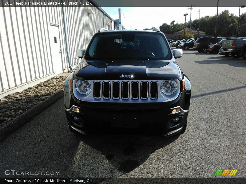 Black / Black 2017 Jeep Renegade Limited 4x4