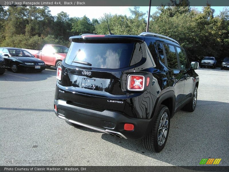 Black / Black 2017 Jeep Renegade Limited 4x4