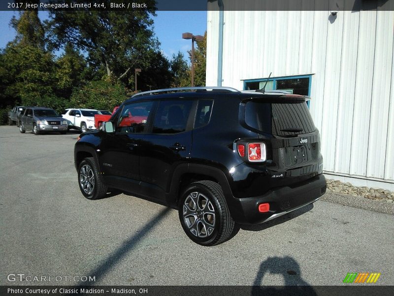 Black / Black 2017 Jeep Renegade Limited 4x4