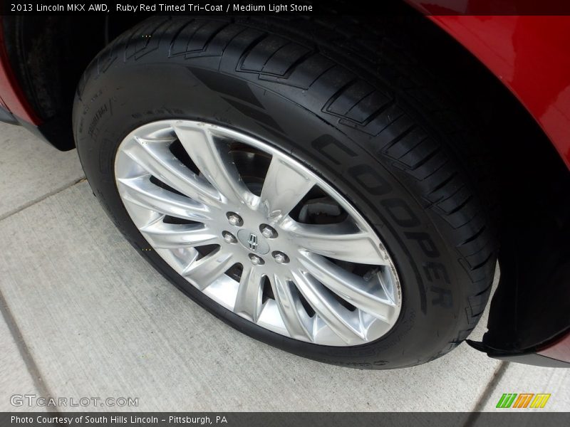 Ruby Red Tinted Tri-Coat / Medium Light Stone 2013 Lincoln MKX AWD