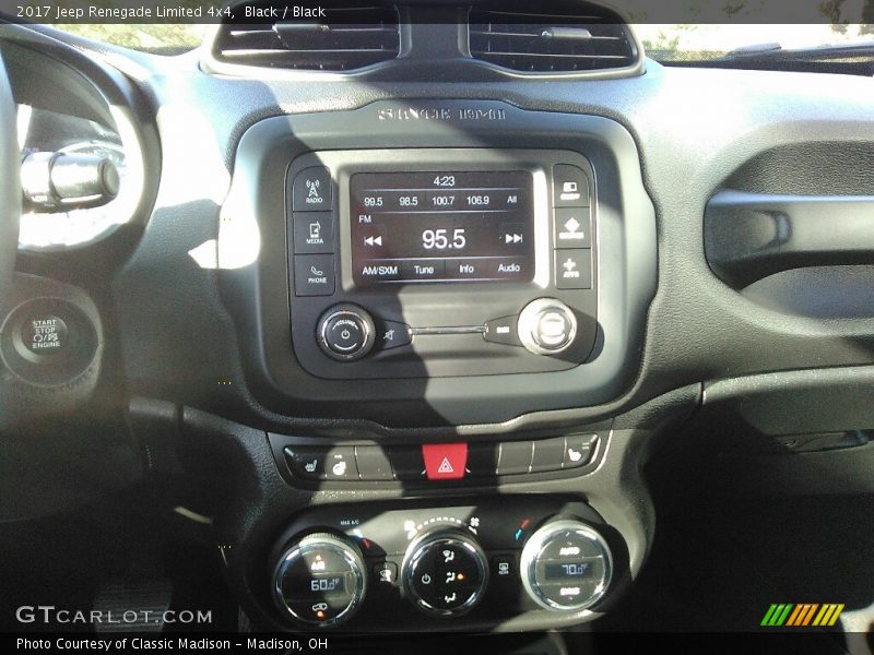 Black / Black 2017 Jeep Renegade Limited 4x4