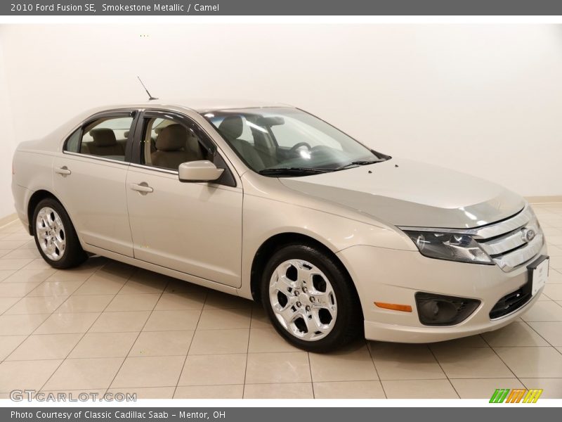 Smokestone Metallic / Camel 2010 Ford Fusion SE