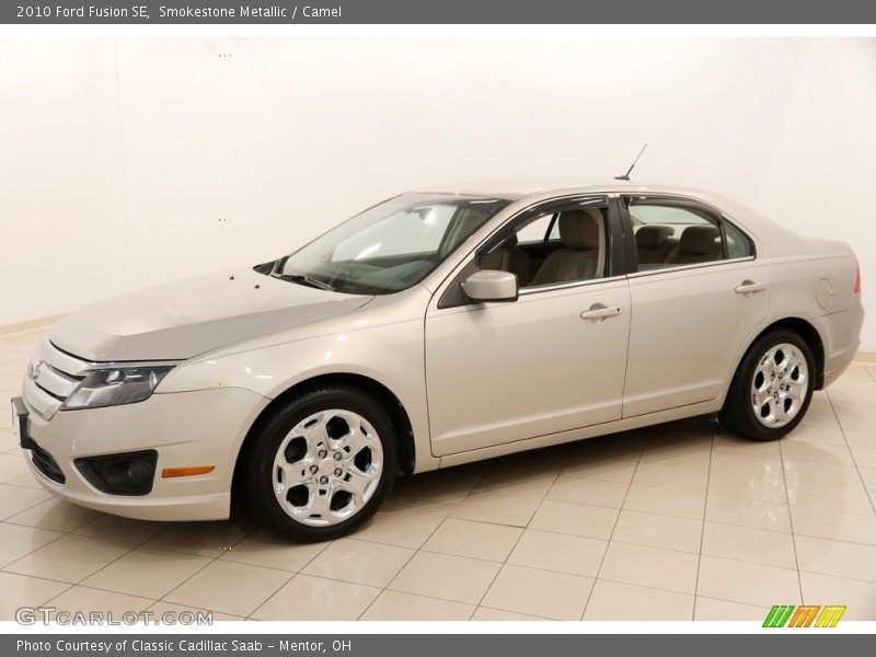 Smokestone Metallic / Camel 2010 Ford Fusion SE