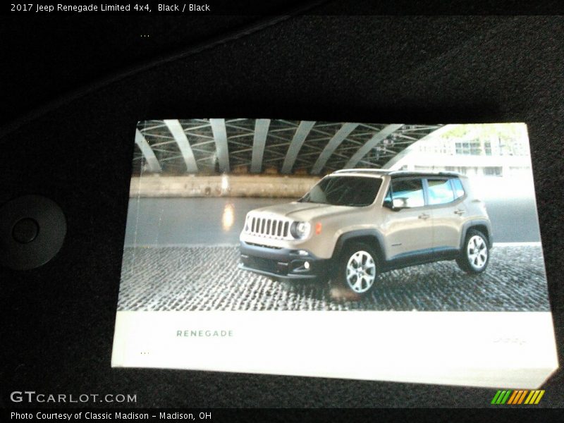 Black / Black 2017 Jeep Renegade Limited 4x4