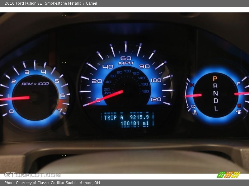 Smokestone Metallic / Camel 2010 Ford Fusion SE