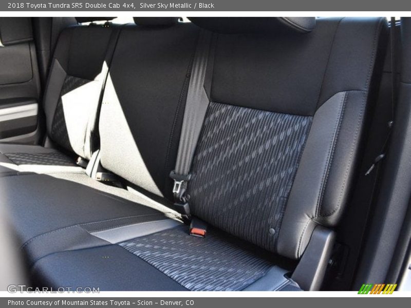 Silver Sky Metallic / Black 2018 Toyota Tundra SR5 Double Cab 4x4