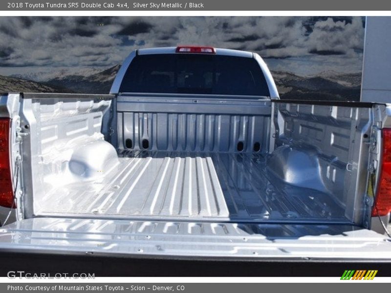 Silver Sky Metallic / Black 2018 Toyota Tundra SR5 Double Cab 4x4