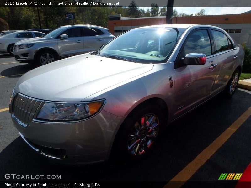 Ingot Silver Metallic / Dark Charcoal 2012 Lincoln MKZ Hybrid