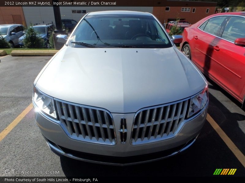 Ingot Silver Metallic / Dark Charcoal 2012 Lincoln MKZ Hybrid