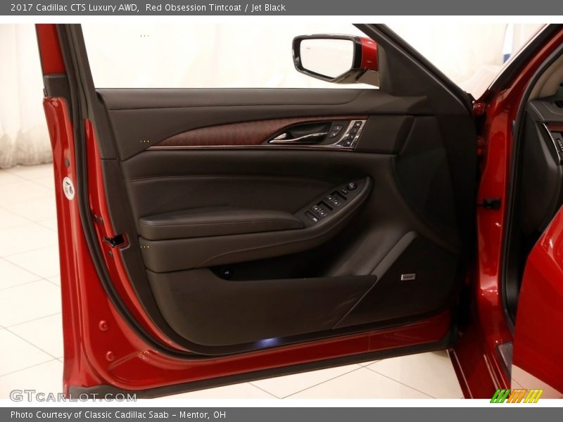 Red Obsession Tintcoat / Jet Black 2017 Cadillac CTS Luxury AWD