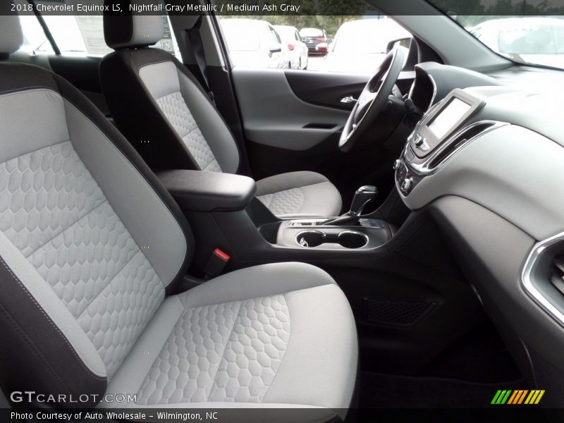 Nightfall Gray Metallic / Medium Ash Gray 2018 Chevrolet Equinox LS