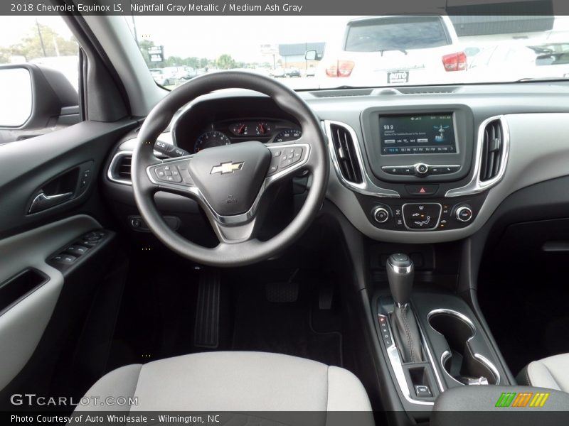 Nightfall Gray Metallic / Medium Ash Gray 2018 Chevrolet Equinox LS