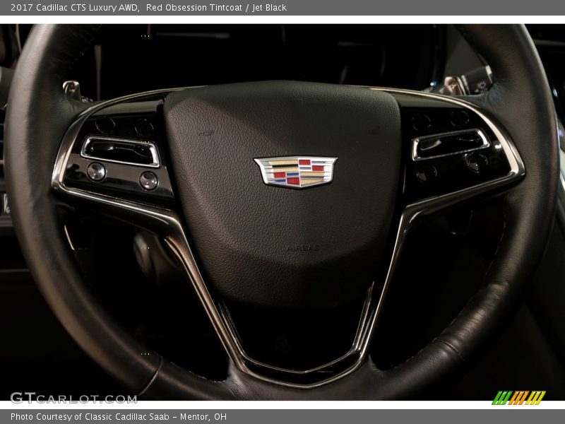 Red Obsession Tintcoat / Jet Black 2017 Cadillac CTS Luxury AWD