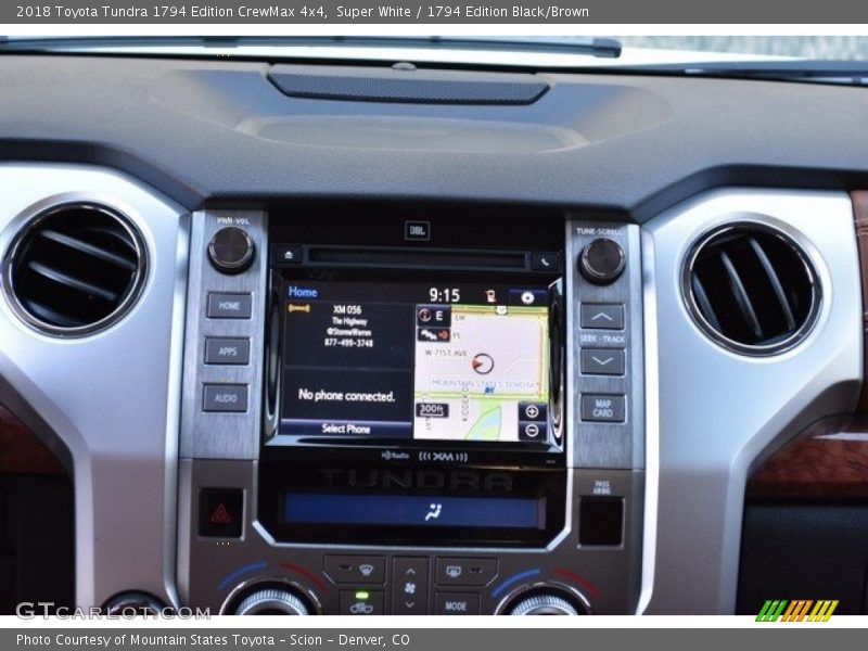 Super White / 1794 Edition Black/Brown 2018 Toyota Tundra 1794 Edition CrewMax 4x4