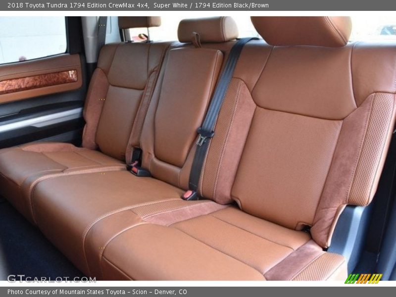 Super White / 1794 Edition Black/Brown 2018 Toyota Tundra 1794 Edition CrewMax 4x4