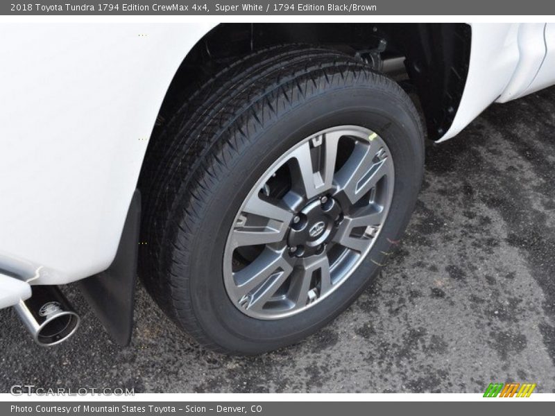Super White / 1794 Edition Black/Brown 2018 Toyota Tundra 1794 Edition CrewMax 4x4