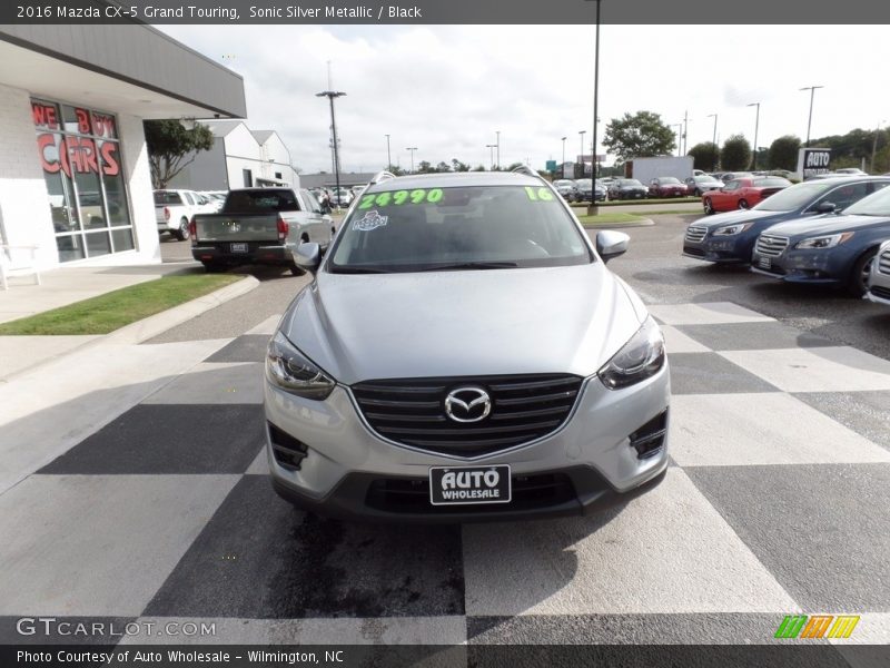 Sonic Silver Metallic / Black 2016 Mazda CX-5 Grand Touring