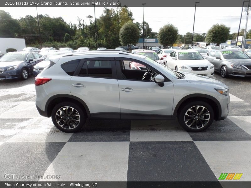 Sonic Silver Metallic / Black 2016 Mazda CX-5 Grand Touring