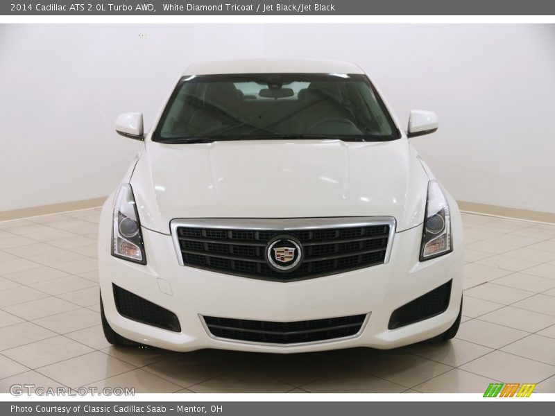 White Diamond Tricoat / Jet Black/Jet Black 2014 Cadillac ATS 2.0L Turbo AWD