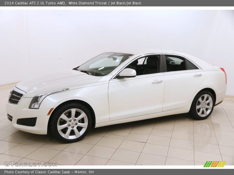 White Diamond Tricoat / Jet Black/Jet Black 2014 Cadillac ATS 2.0L Turbo AWD