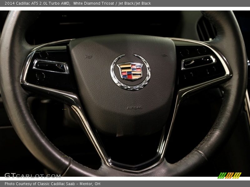 White Diamond Tricoat / Jet Black/Jet Black 2014 Cadillac ATS 2.0L Turbo AWD