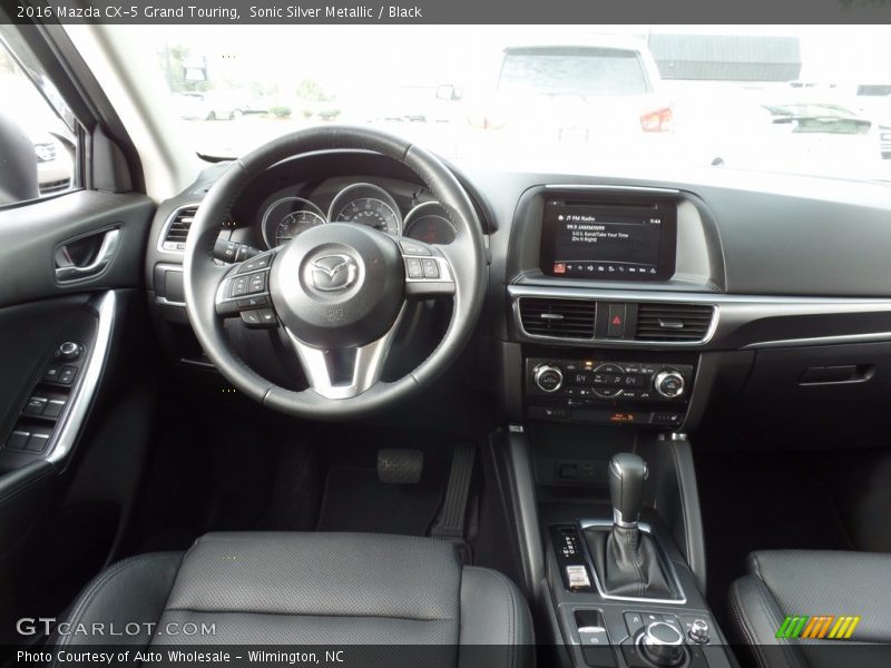 Sonic Silver Metallic / Black 2016 Mazda CX-5 Grand Touring