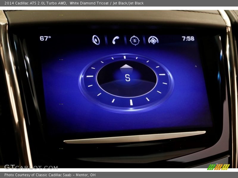 White Diamond Tricoat / Jet Black/Jet Black 2014 Cadillac ATS 2.0L Turbo AWD