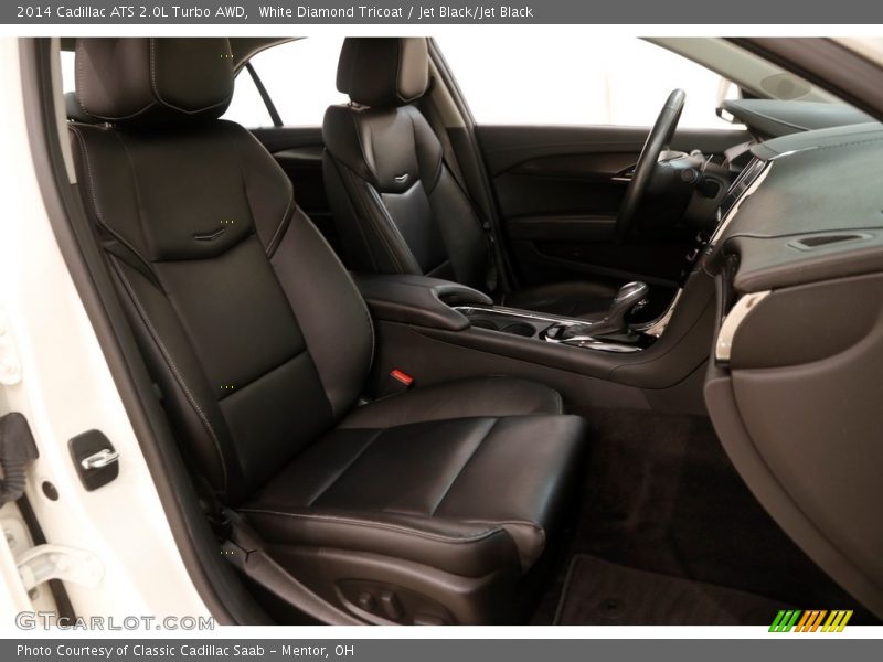 White Diamond Tricoat / Jet Black/Jet Black 2014 Cadillac ATS 2.0L Turbo AWD