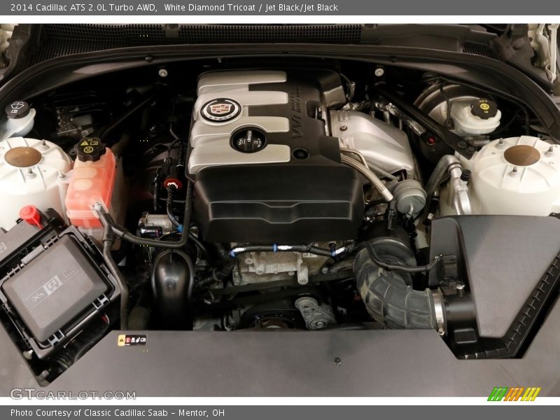White Diamond Tricoat / Jet Black/Jet Black 2014 Cadillac ATS 2.0L Turbo AWD