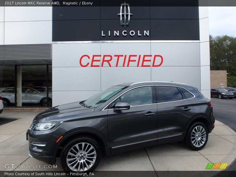 Magnetic / Ebony 2017 Lincoln MKC Reserve AWD