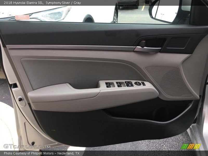 Symphony Silver / Gray 2018 Hyundai Elantra SEL
