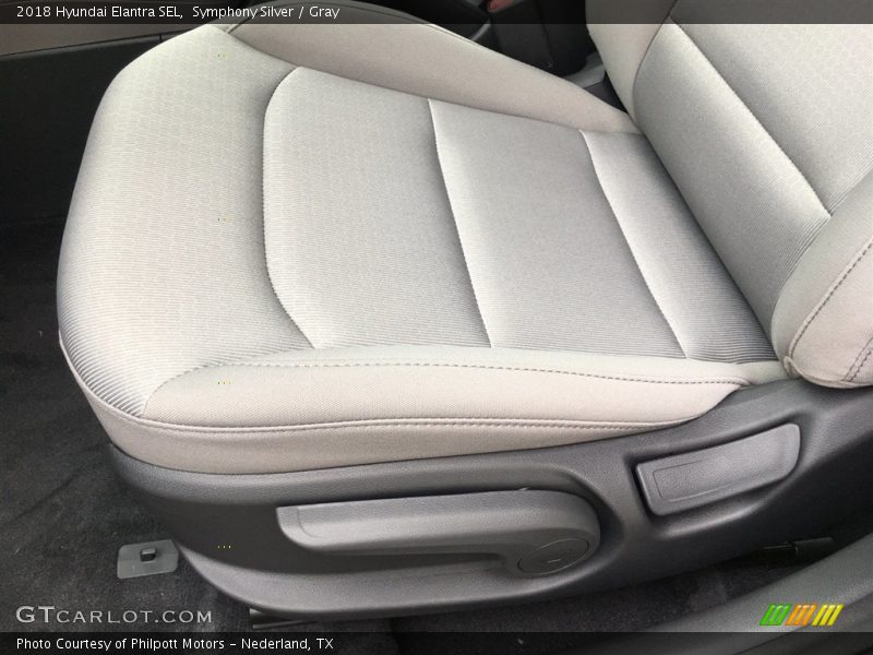 Symphony Silver / Gray 2018 Hyundai Elantra SEL